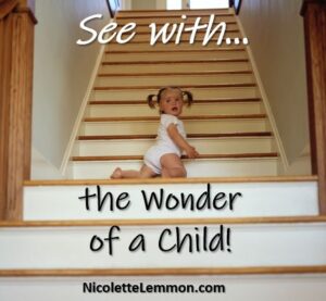 The wonder of a child image